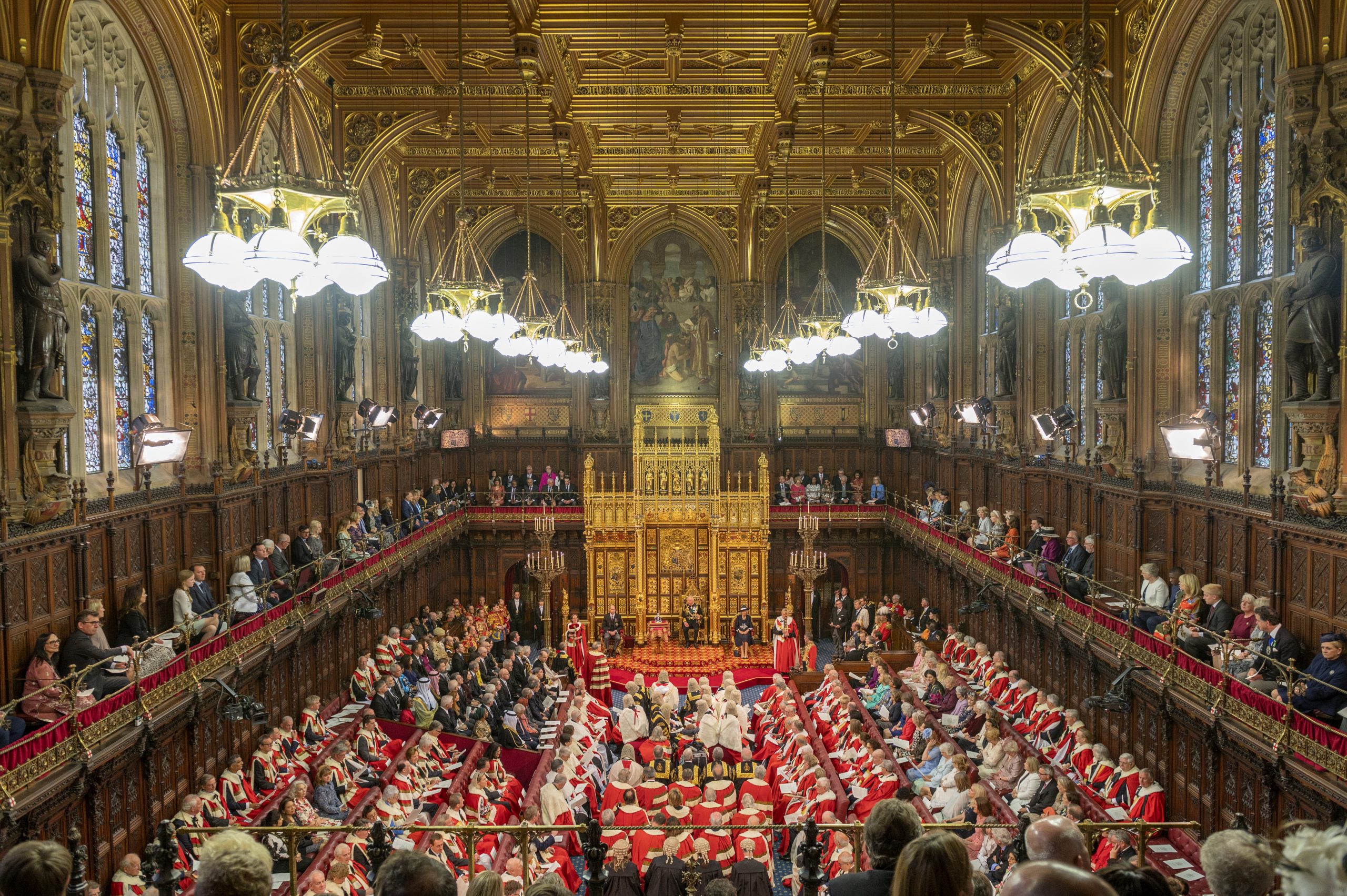 State Opening en el Parlamento británico en 2022