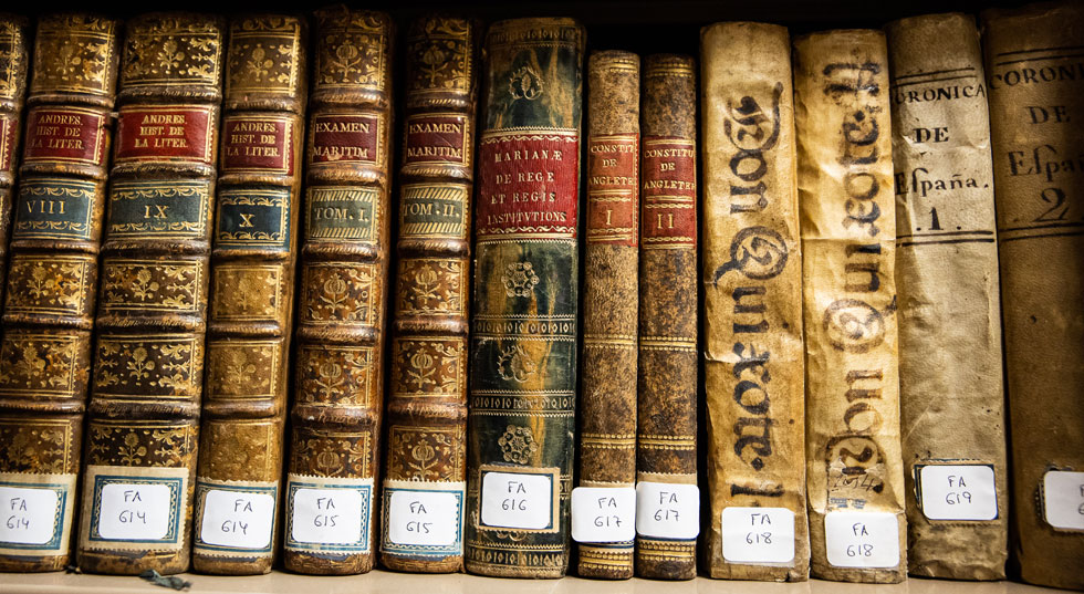 Libros en los depósitos de la Biblioteca del Congreso